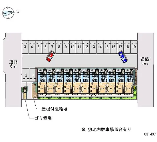 ★手数料０円★宇都宮市城南３丁目　月極駐車場（LP）